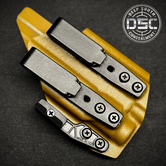 Glock 43X MOS w/Streamlight TLR7 Sub Coyote Brown RH IWB Holster