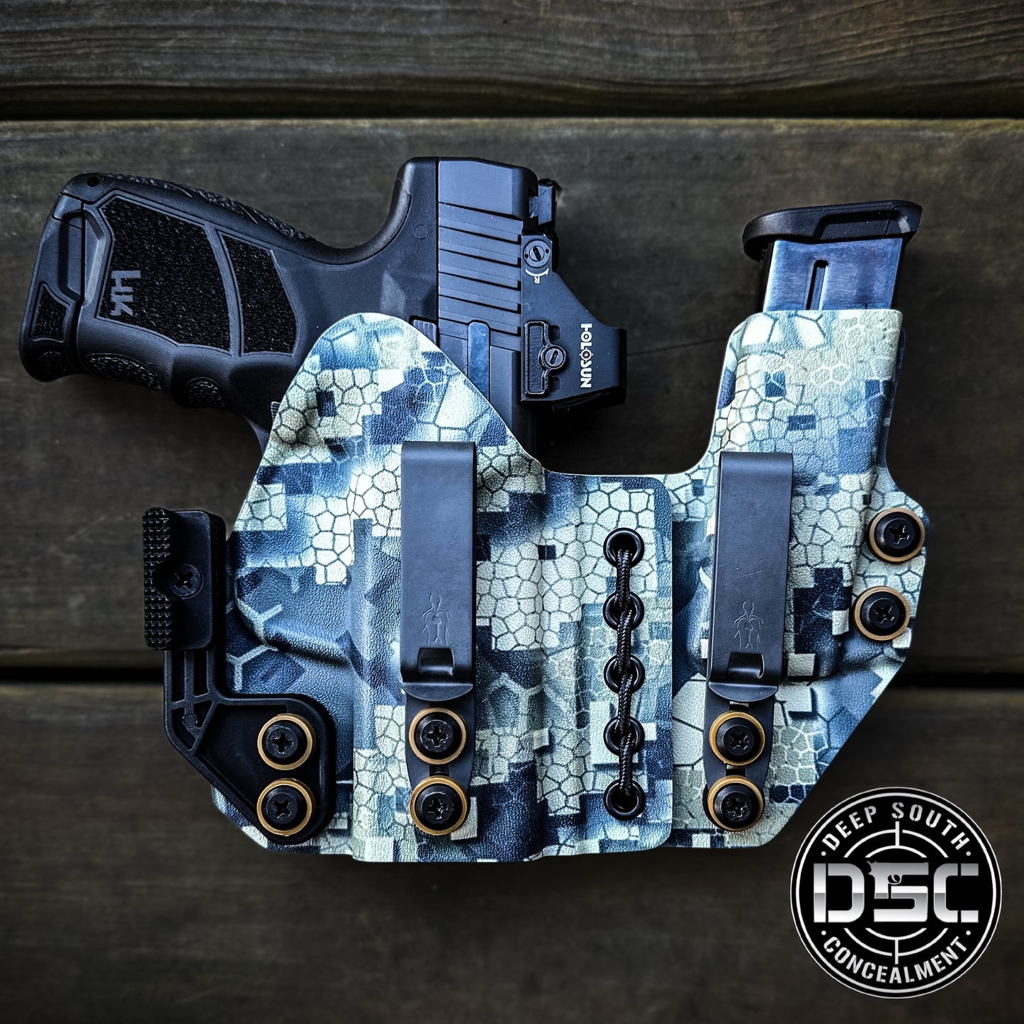 H&K CC9 Desolve Camo RH AIWB Flex Rig Holster