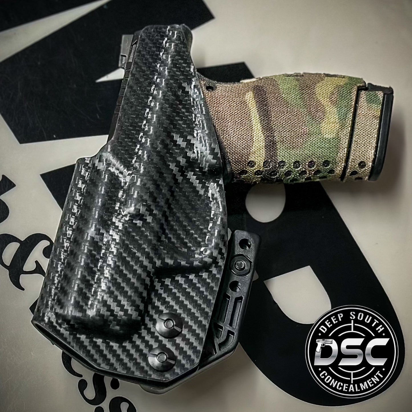 Smith & Wesson Bodyguard 2.0 Black Carbon Fiber RH IWB Holster w/Mod Wing