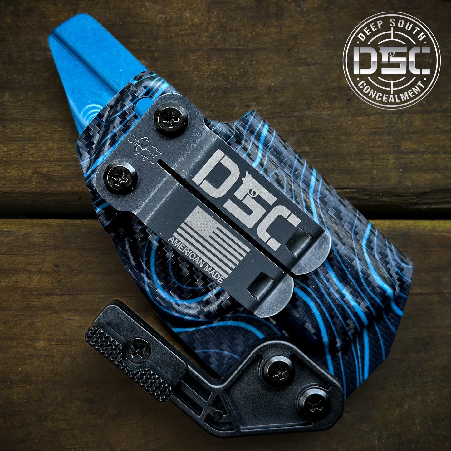 Smith & Wesson Bodyguard 2.0 Blue Topo Carbon Fiber RH IWB Holster