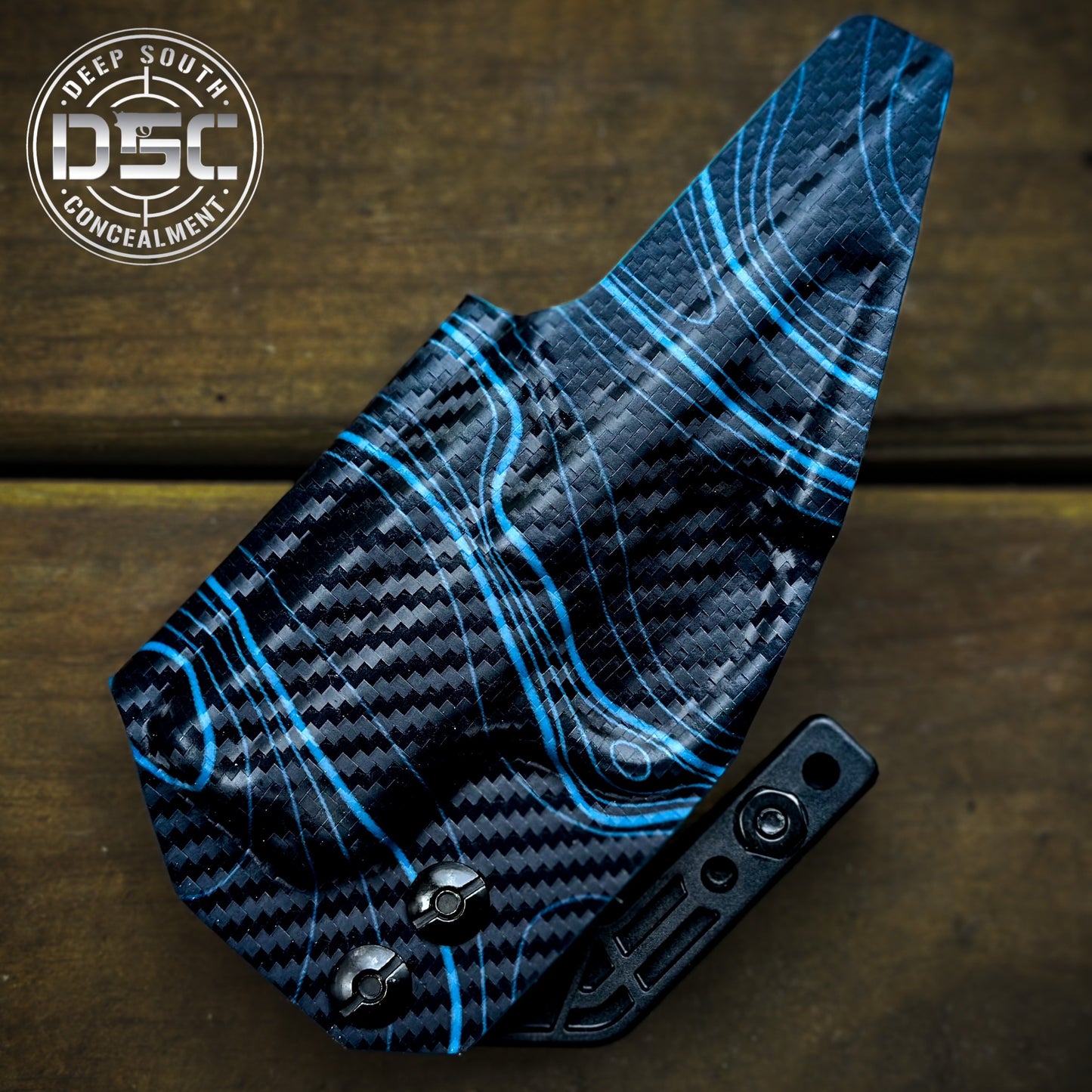 Smith & Wesson Bodyguard 2.0 Blue Topo Carbon Fiber RH IWB Holster