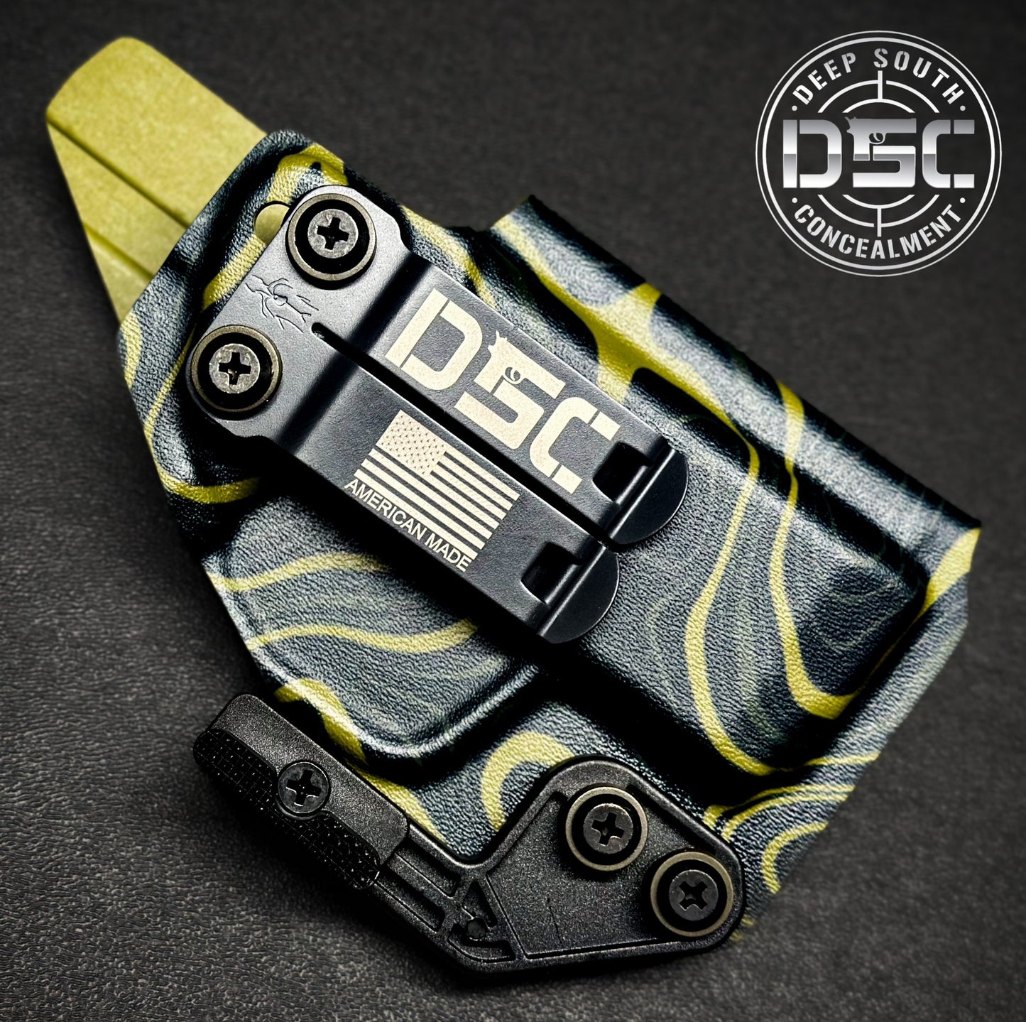 H&K CC9 OD Green TOPO Design RH IWB Holster