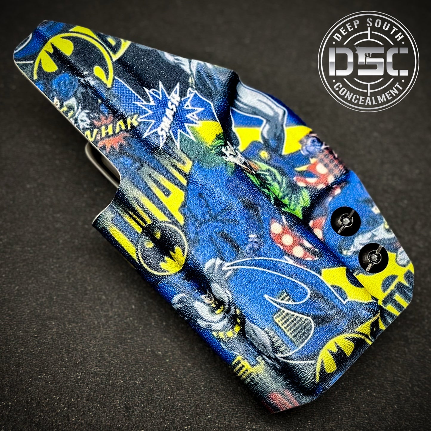 Glock 43/43X MOS Batman Design RH IWB Concealment Holster