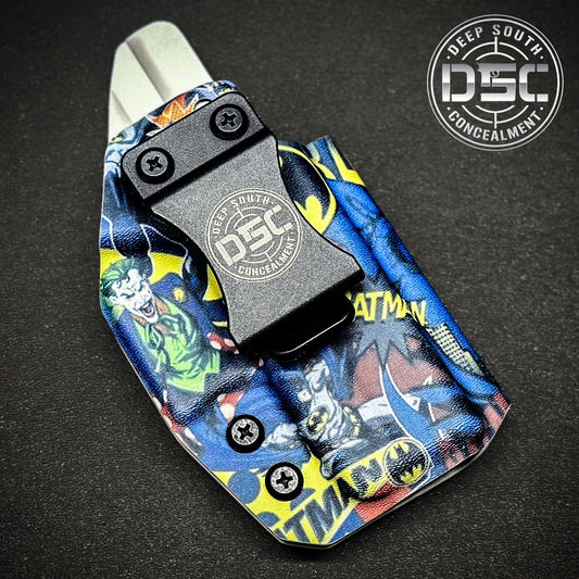 Glock 43/43X MOS Batman Design RH IWB Concealment Holster