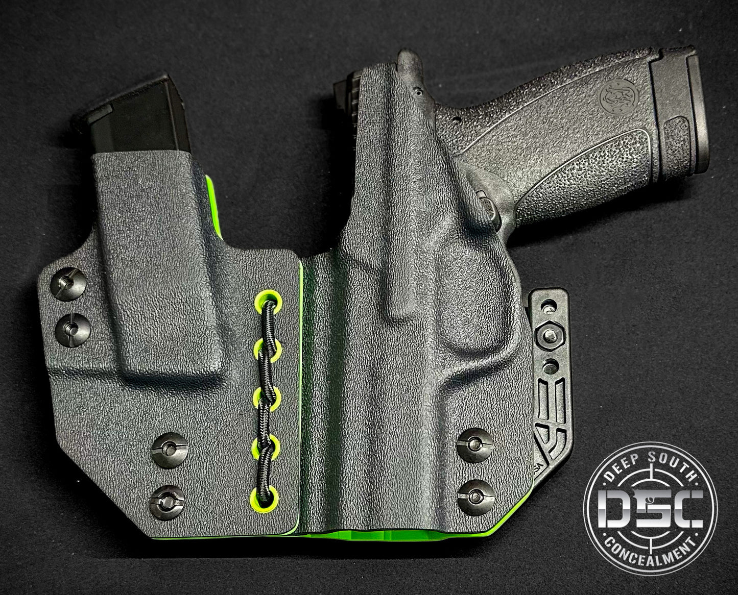 Smith & Wesson Bodyguard 2.0 Neon Green Topo RH AIWB Flex Rig Holster