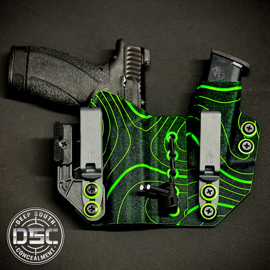 Smith & Wesson Bodyguard 2.0 Neon Green Topo RH AIWB Flex Rig Holster