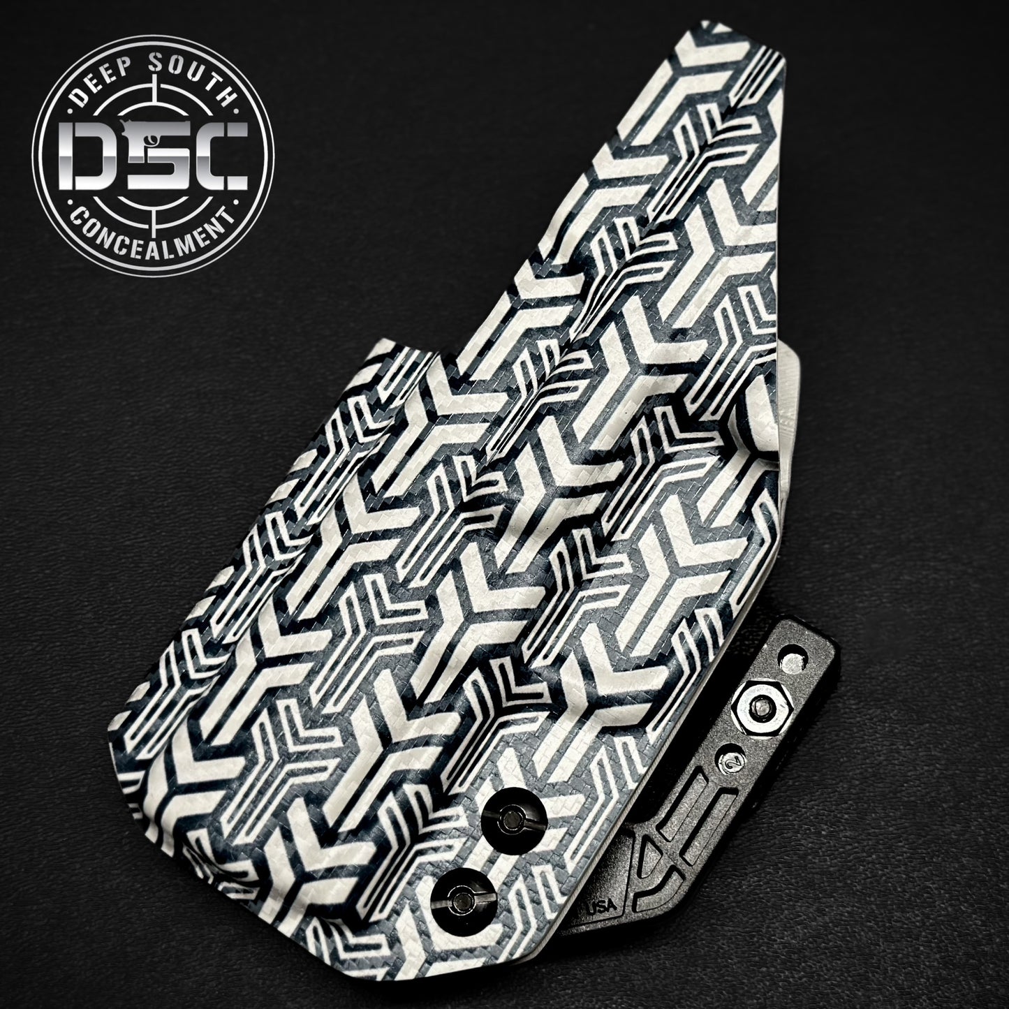 Sig Sauer P365 XMacro AXG Legion Gen 1 Gray Carbon Fiber Abstract RH IWB Holster