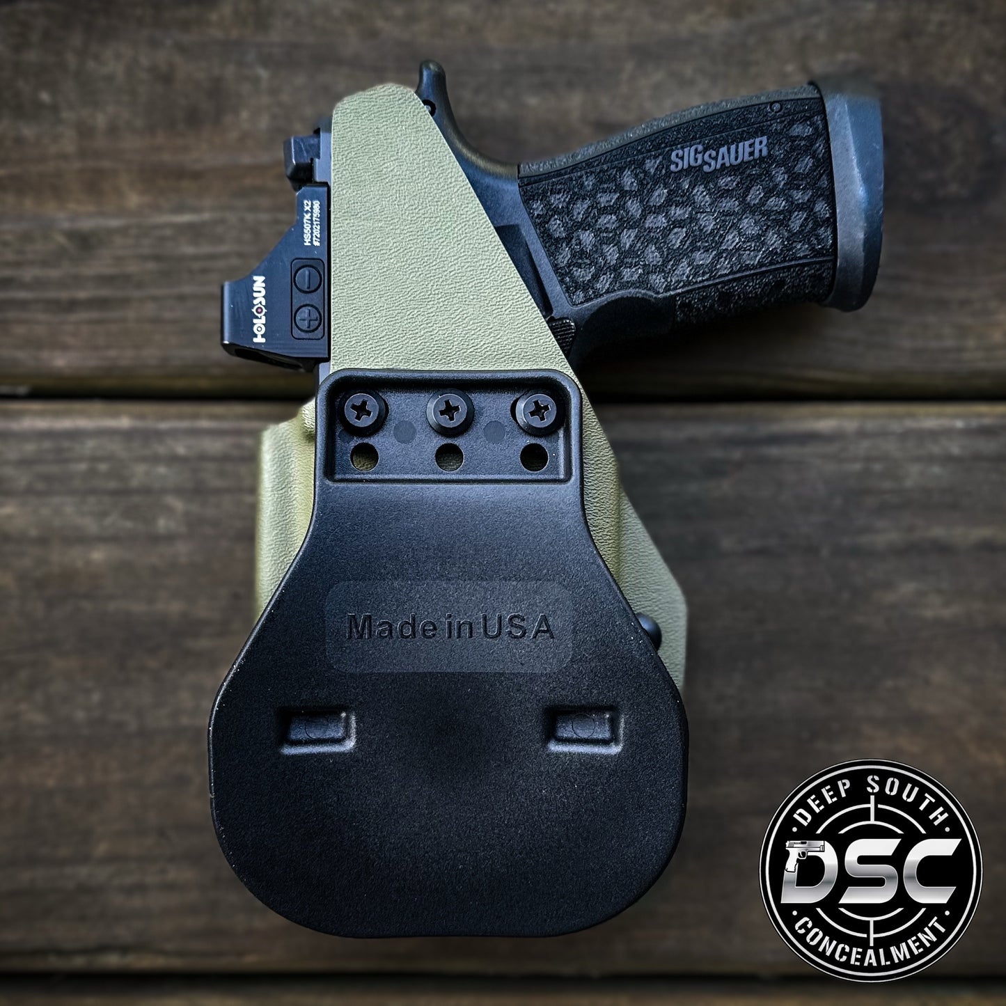 Sig Sauer P365 Fuse w/Streamlight TLR7 HLX Ranger Green RH Paddle Holster