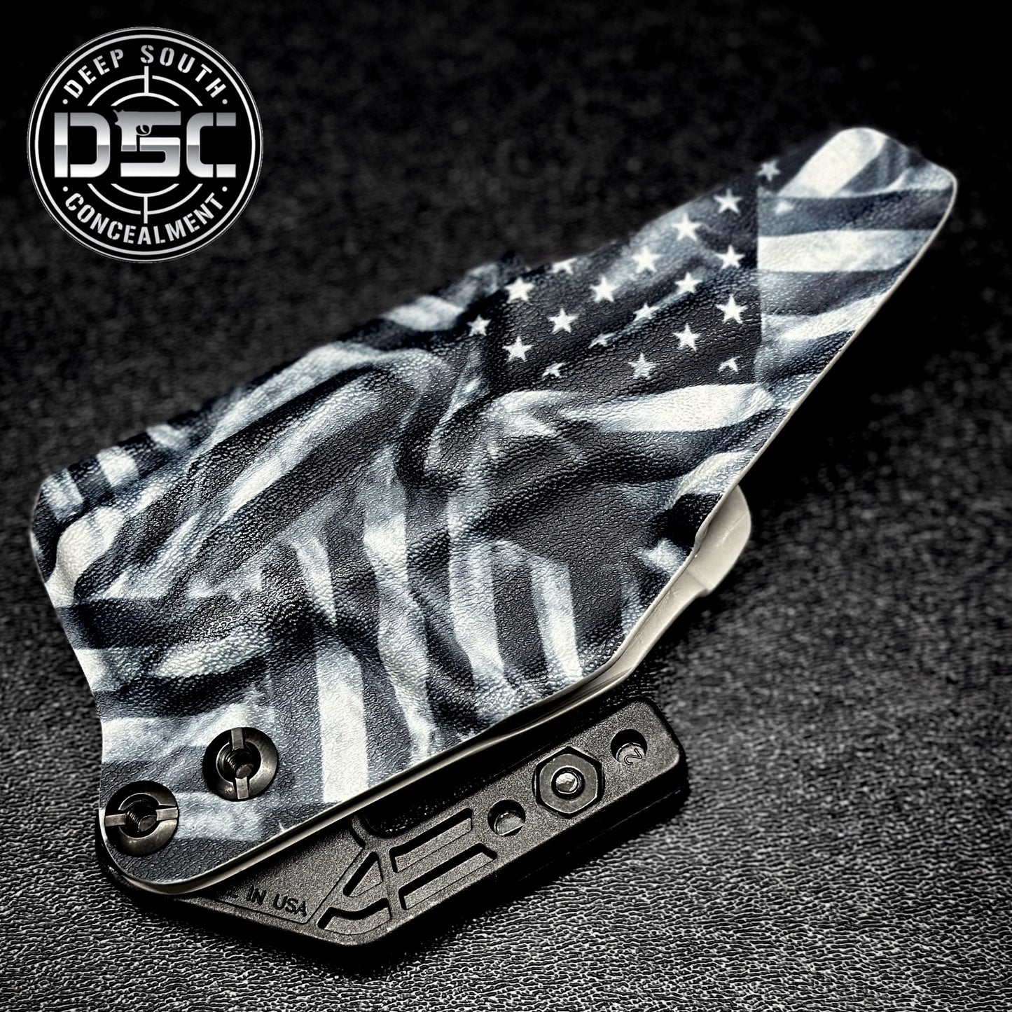 Smith & Wesson Bodyguard 2.0 B&W American Flag Design RH IWB Holster