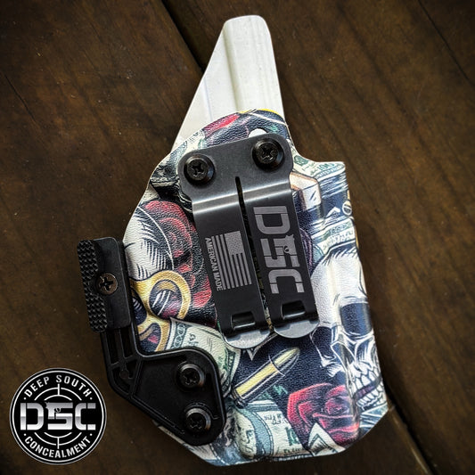 Springfield Armory Hellcat Pro Money & Mafia Design RH IWB Holster