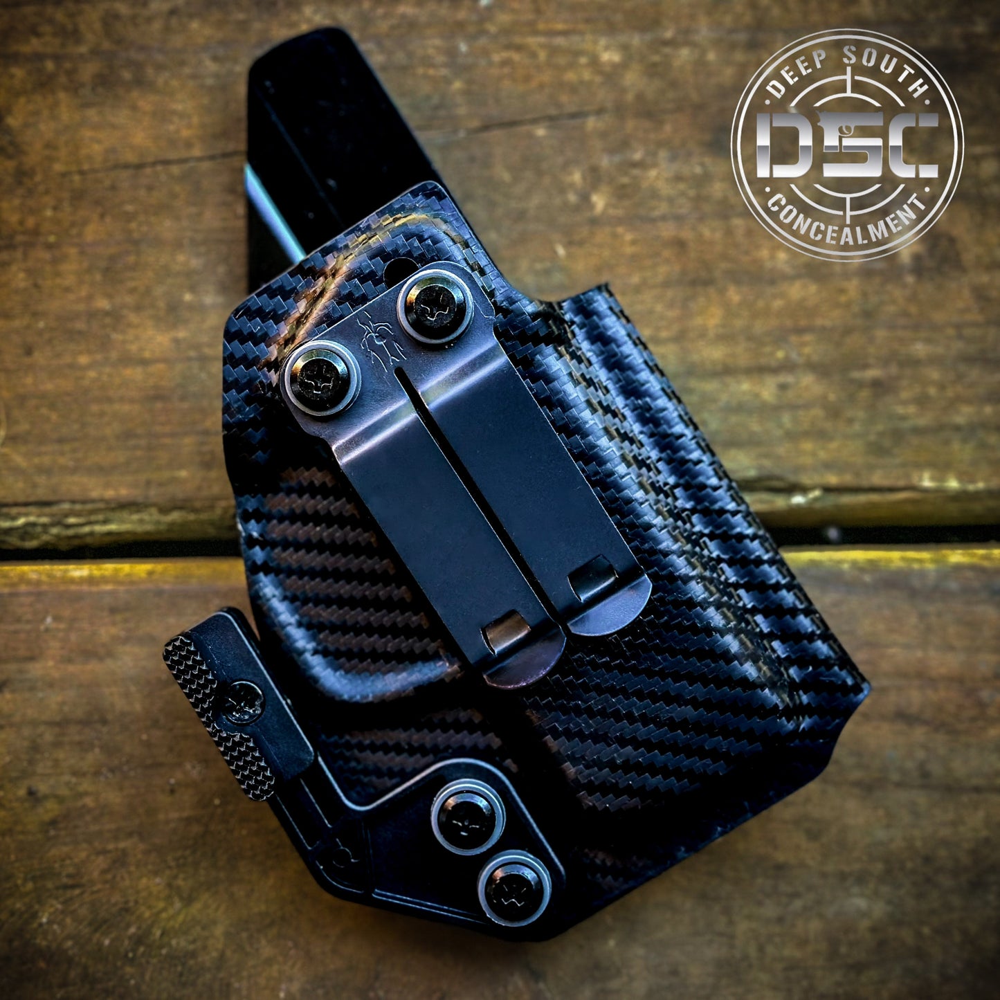 H&K CC9 Black Carbon Fiber RH IWB Holster