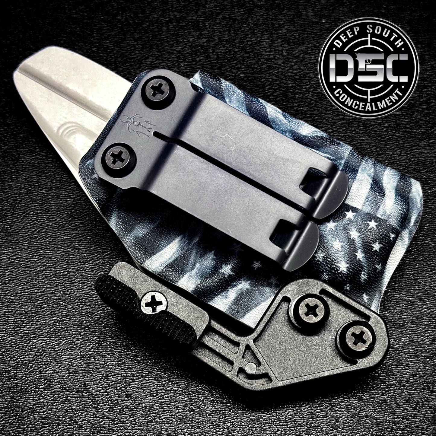 Smith & Wesson Bodyguard 2.0 B&W American Flag Design RH IWB Holster