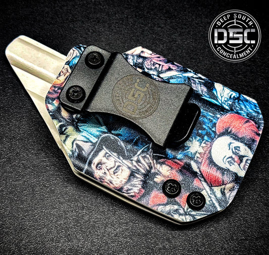 Glock 43/43X MOS Horror Movie Villains Design RH IWB Concealment Holster