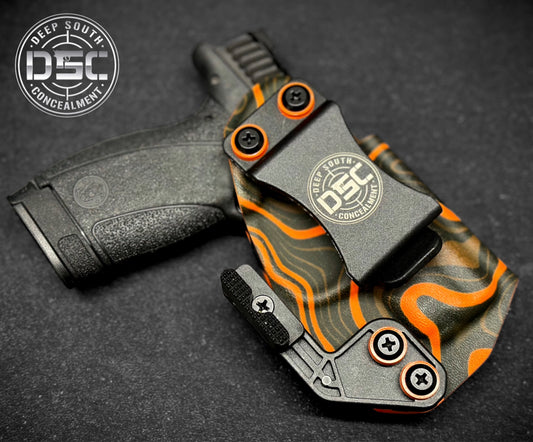 Smith & Wesson Bodyguard 2.0 Orange Abstract Swirl RH IWB Concealment Holster