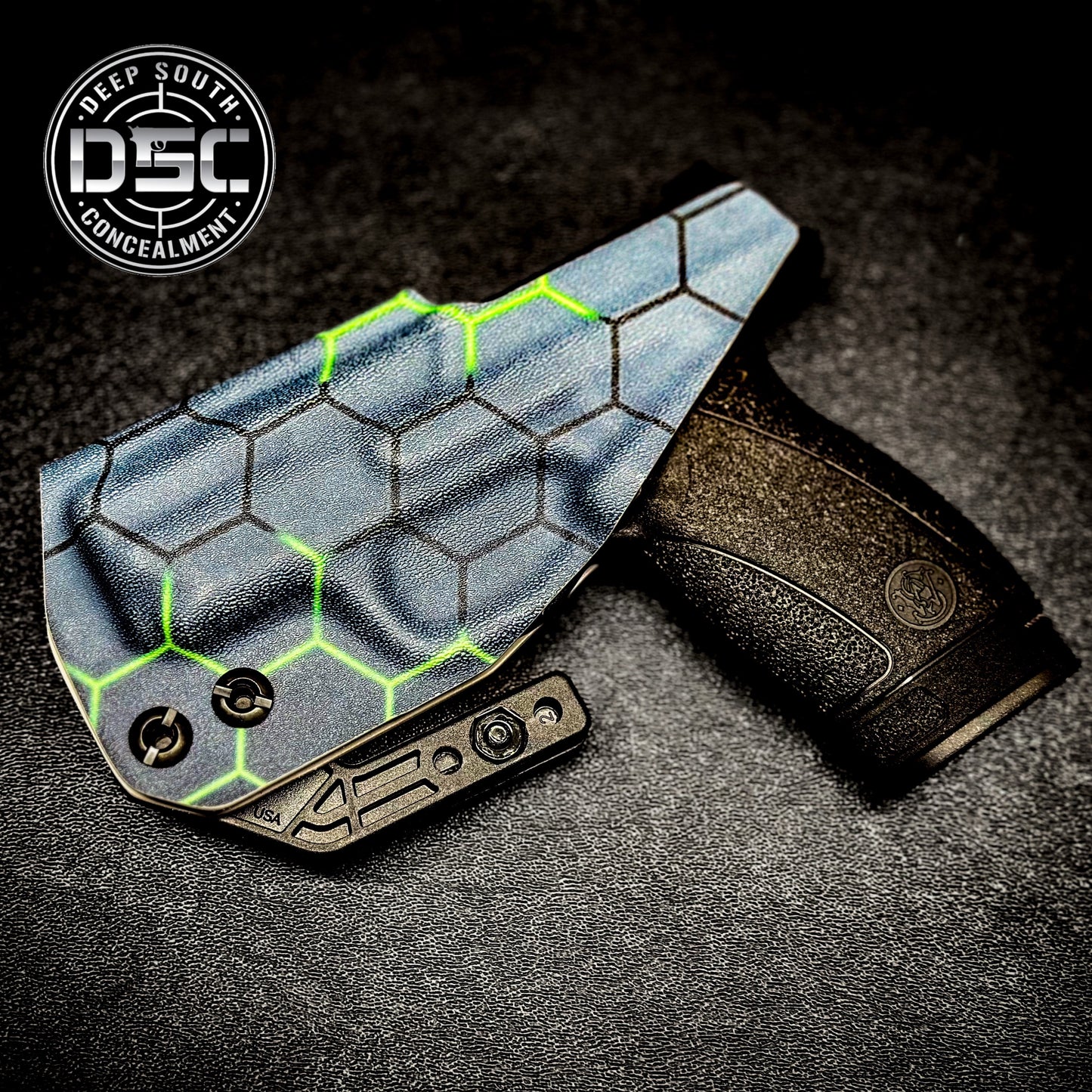 Smith & Wesson Bodyguard 2.0 Custom Hexagon Print RH IWB Holster