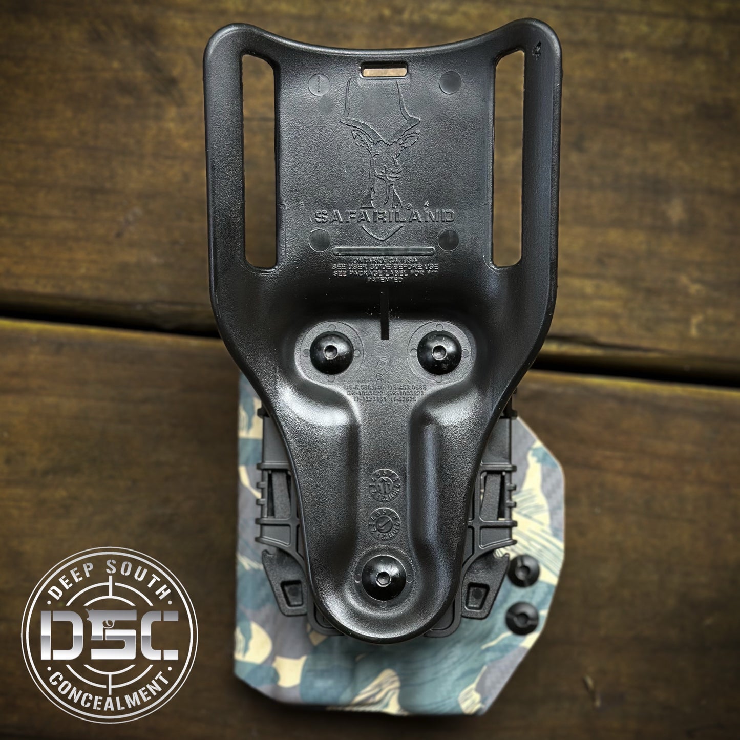Sig Sauer P365 Fuse w/Streamlight TLR7 HLX Rhodesian Camo RH UBL QLS OWB Rig