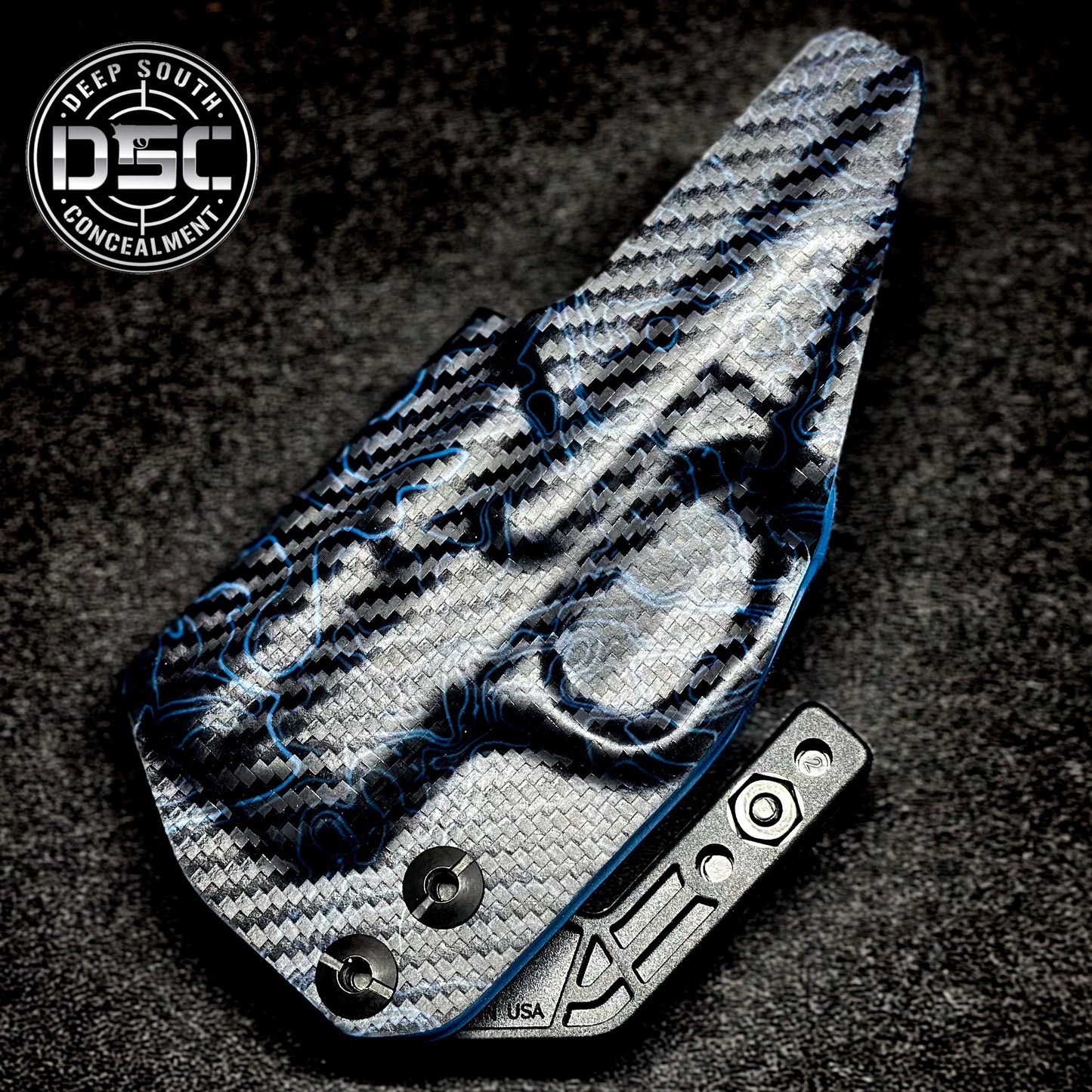 Smith & Wesson Bodyguard 2.0 Blue Topo Carbon Fiber RH IWB Holster