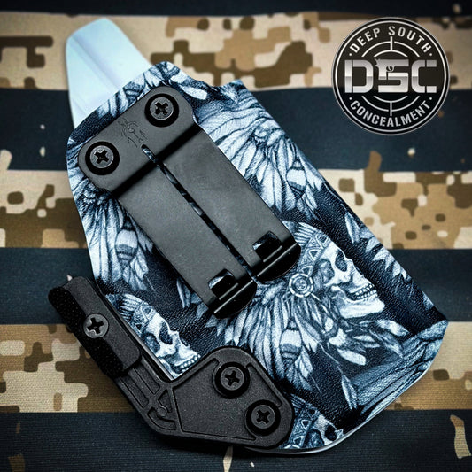 Glock 48 MOS Indian War Chief Design RH IWB Holster