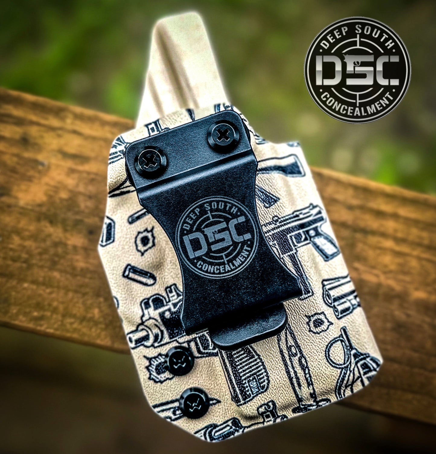 Springfield Armory Hellcat Desert Tan Guns Print RH IWB Holster