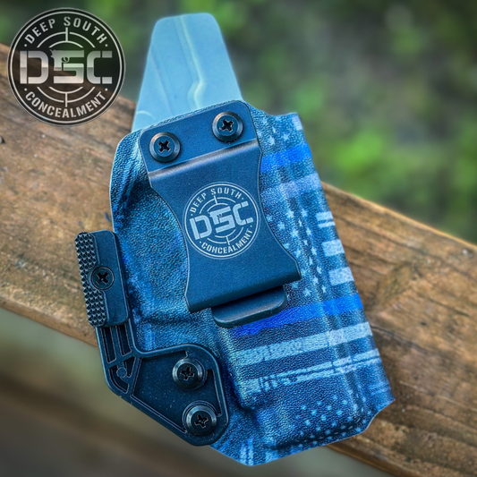 Sig Sauer P365XL Thin Blue Line Design RH IWB Concealment Holster