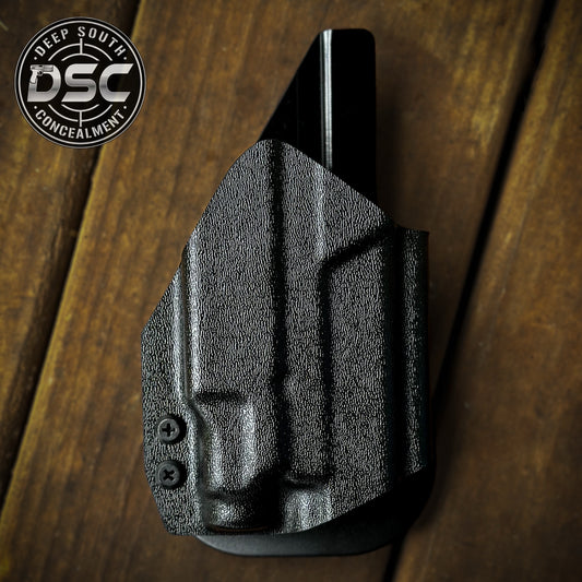 Glock 43X MOS w/Streamlight TLR7 Sub RH Black OWB Paddle Holster