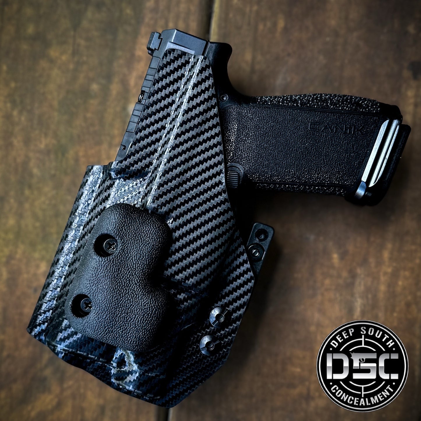 Canik MC9 Prime Streamlight w/TLR7 SUB Black Carbon Fiber Pattern RH IWB