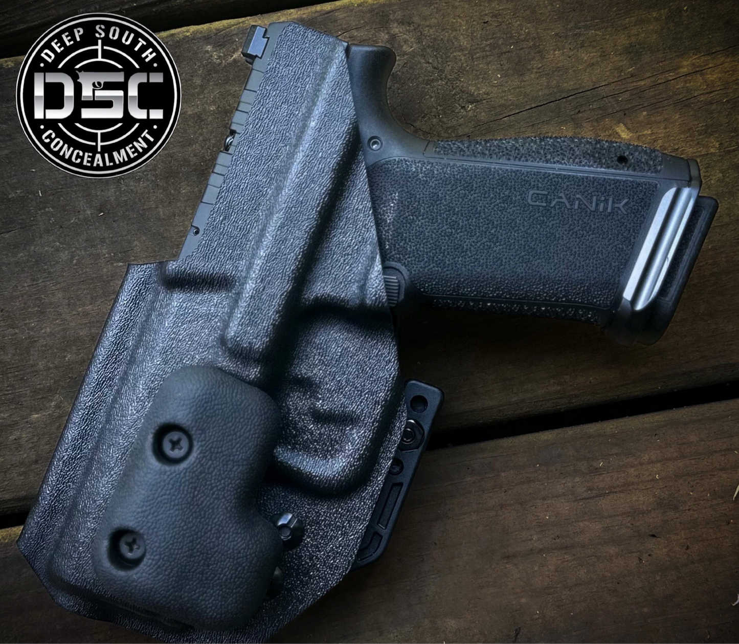 Canik MC9 Prime Black RH IWB Holster w/Appendix Wedge