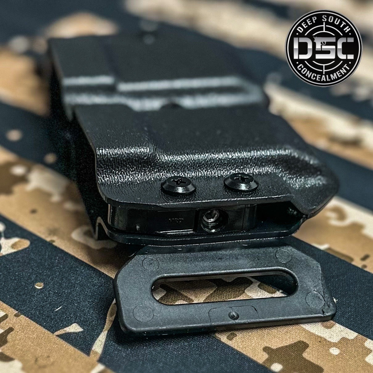 Black Dual Mag Carrier for Double Stack 9mm/40 S&W Mags