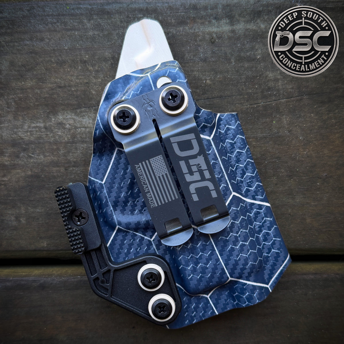Kimber CDS9 Blue/Tan Hex RH IWB Holster