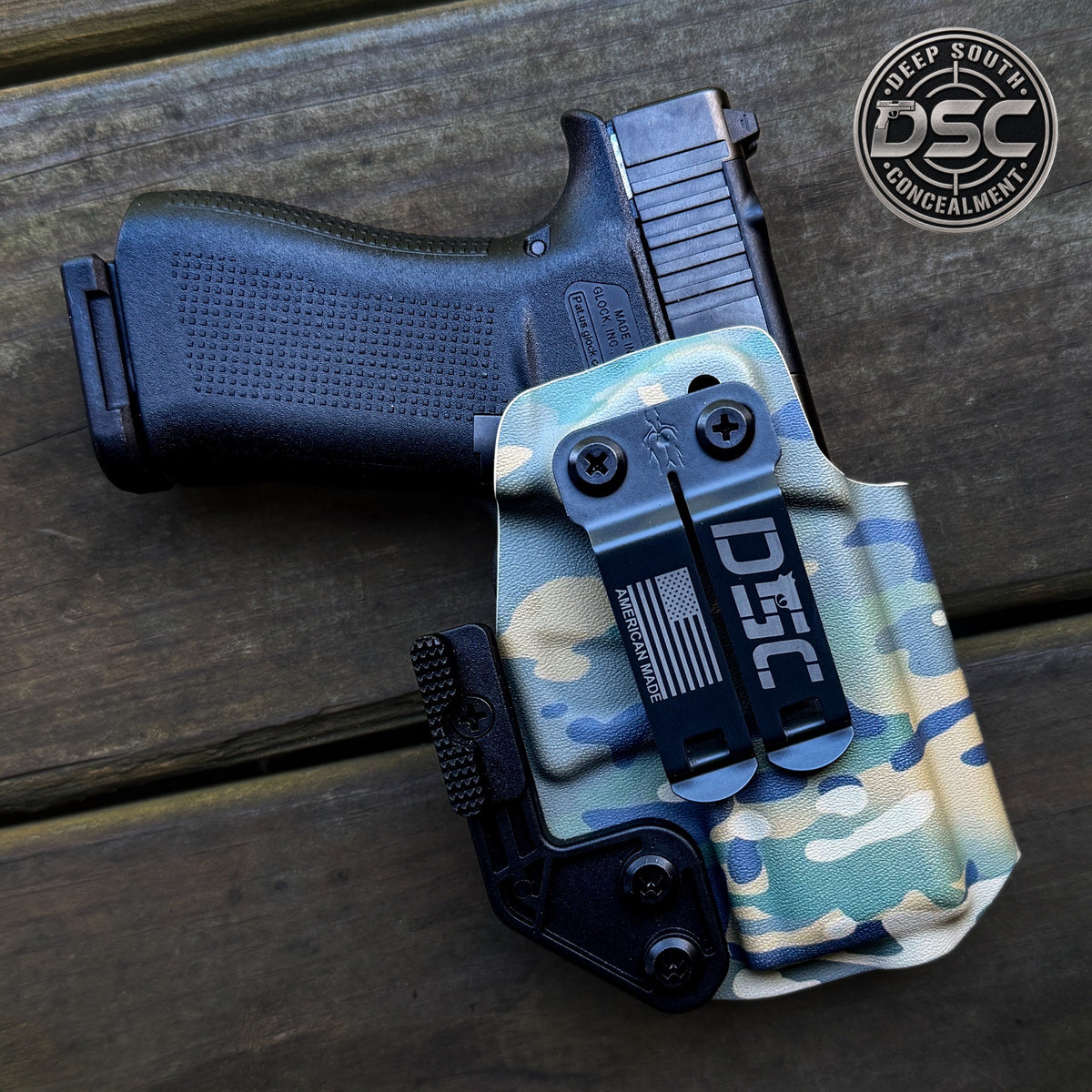 Glock 43/43X MOS Multicam Camo RH IWB Concealment Holster