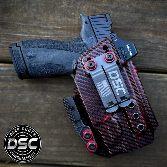 Smith & Wesson Shield X w/Streamlight w/TLR7 SUB Red/Blk Hex Carbon Fiber RH IWB