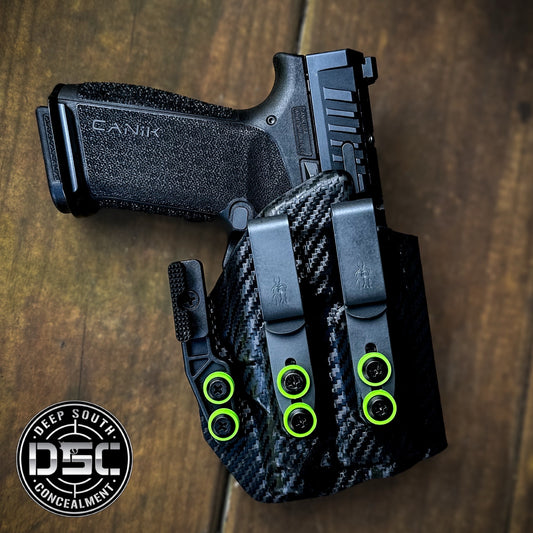 Canik MC9 Prime Streamlight w/TLR7 SUB Black Carbon Fiber Pattern RH IWB