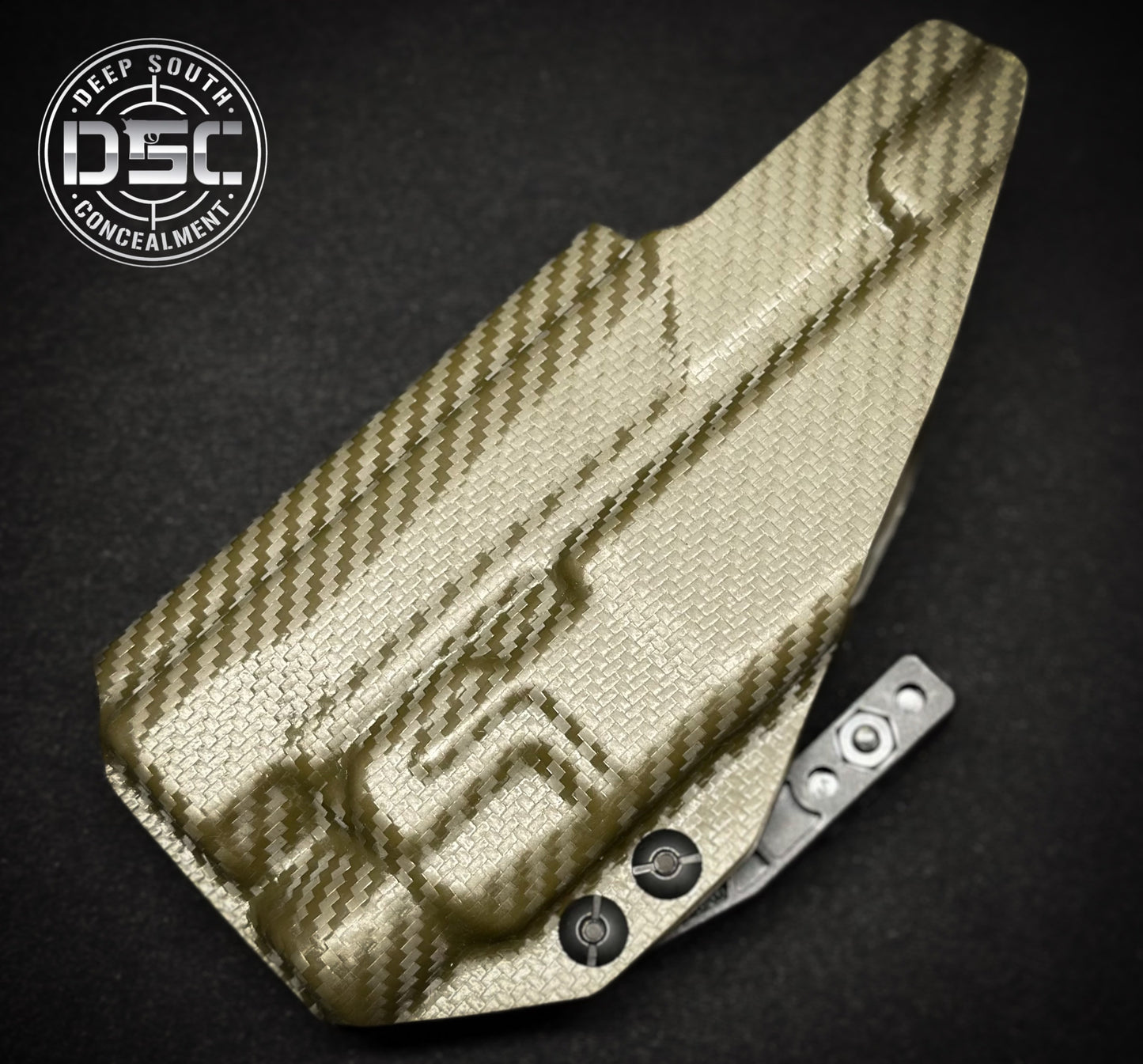 Sig Sauer P365 Fuse w/Streamlight TLR7 HLX OD Green Carbon Fiber RH IWB Holster