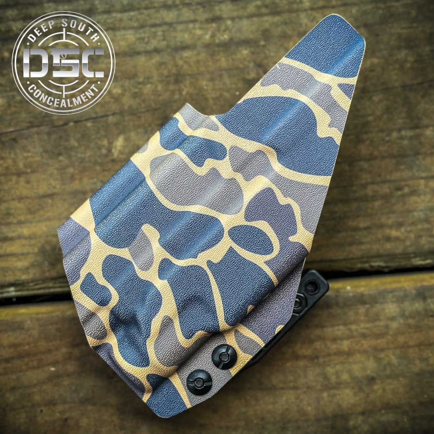 Glock 43X MOS w/Streamlight TLR7 Sub Old School Camo RH IWB Holster
