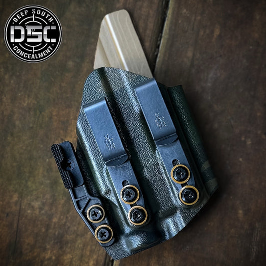 Glock 43X MOS w/Streamlight TLR7 Sub Camo RH IWB Holster