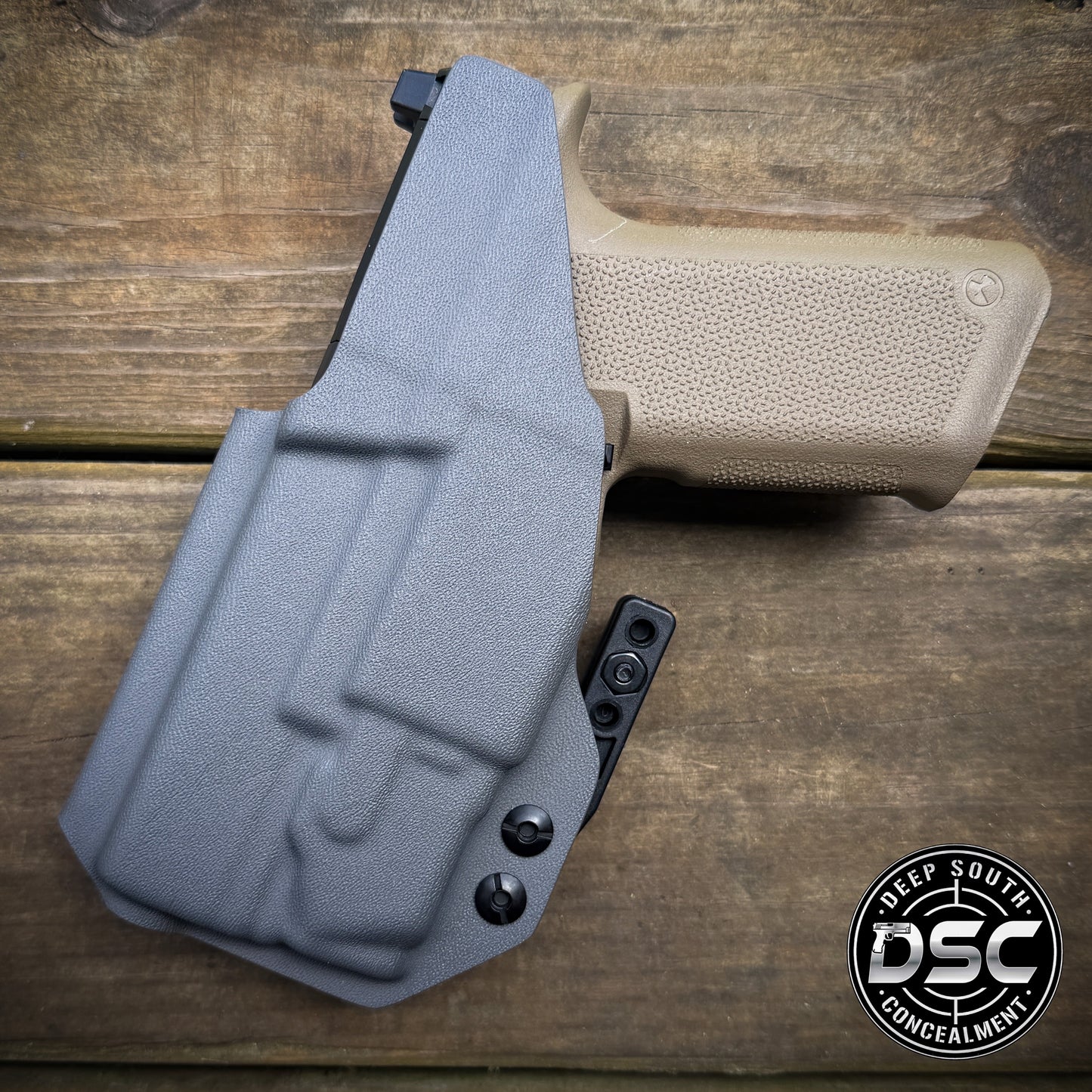 Ruger RXM w/Olight PL-X Gray RH IWB Holster