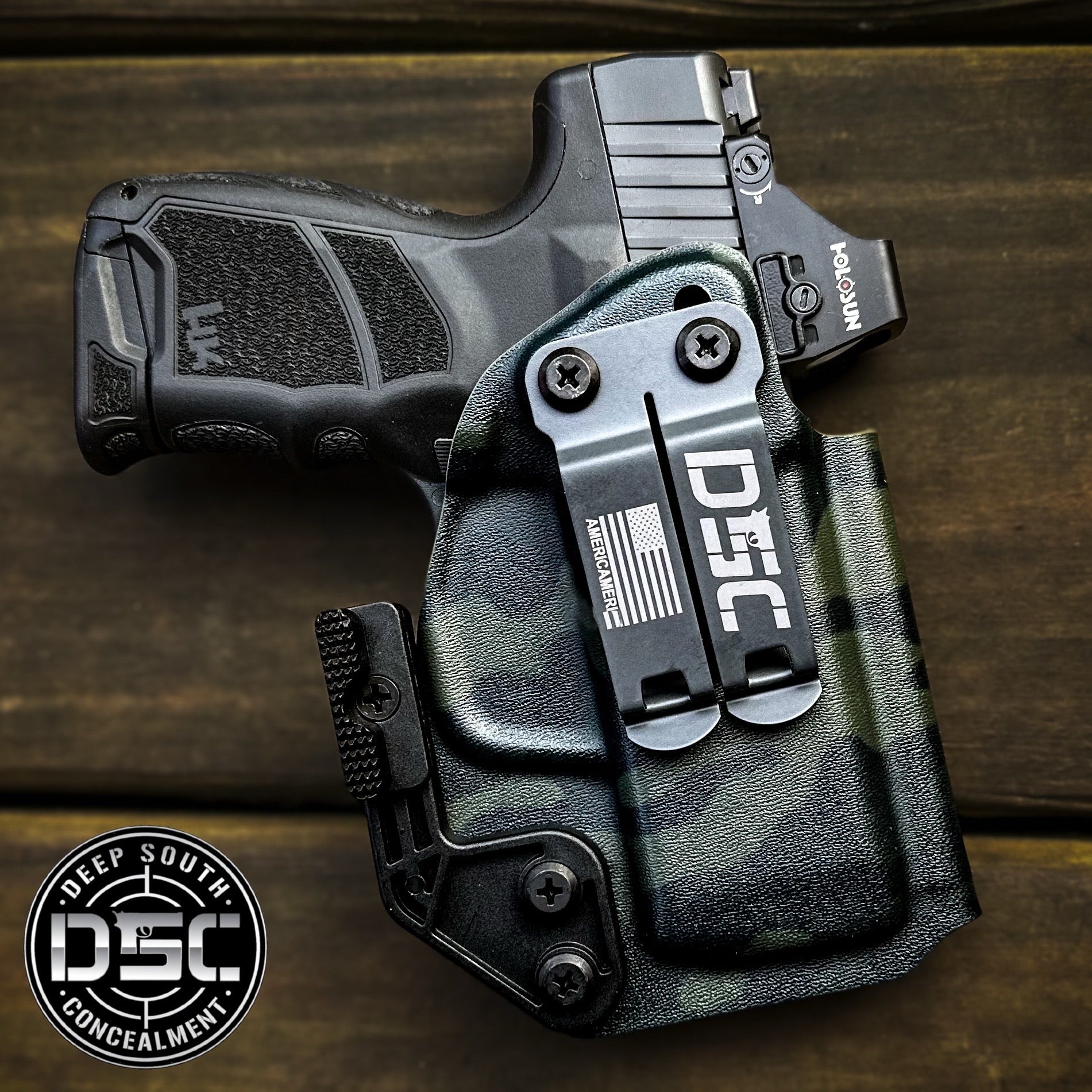 Deep South Machine Works H&K CC9 Black Multicam Style Camo RH IWB Holster – Deep South ...