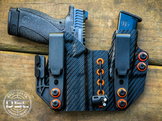 Smith & Wesson Bodyguard 2.0 Black Carbon Fiber RH AIWB Flex Rig Holster