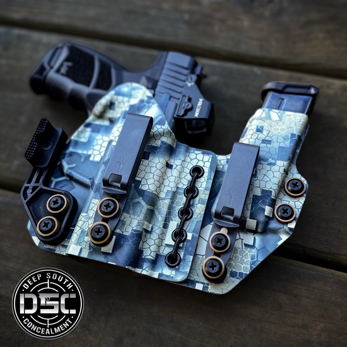 H&K CC9 Desolve Camo RH AIWB Flex Rig Holster