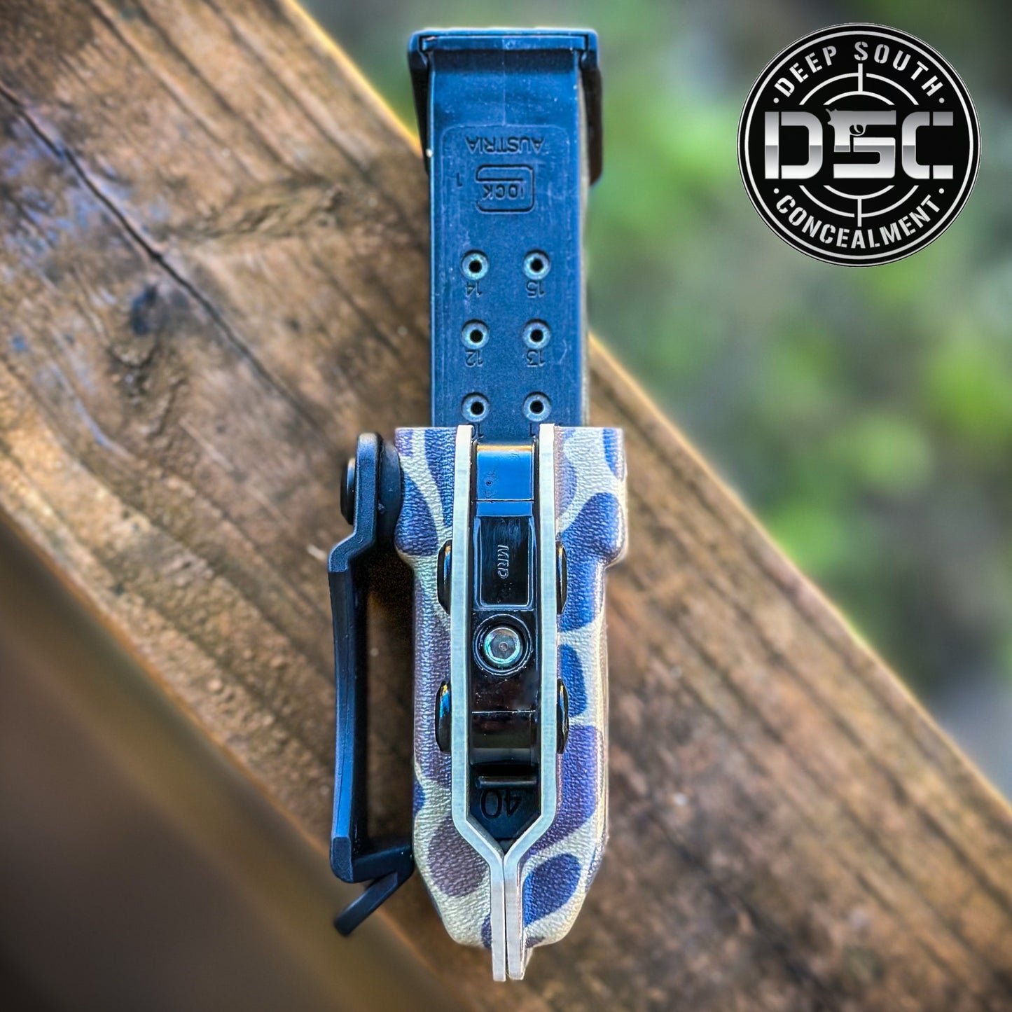 Single Mag Carrier for Double Stacked 9mm/.40 Mags