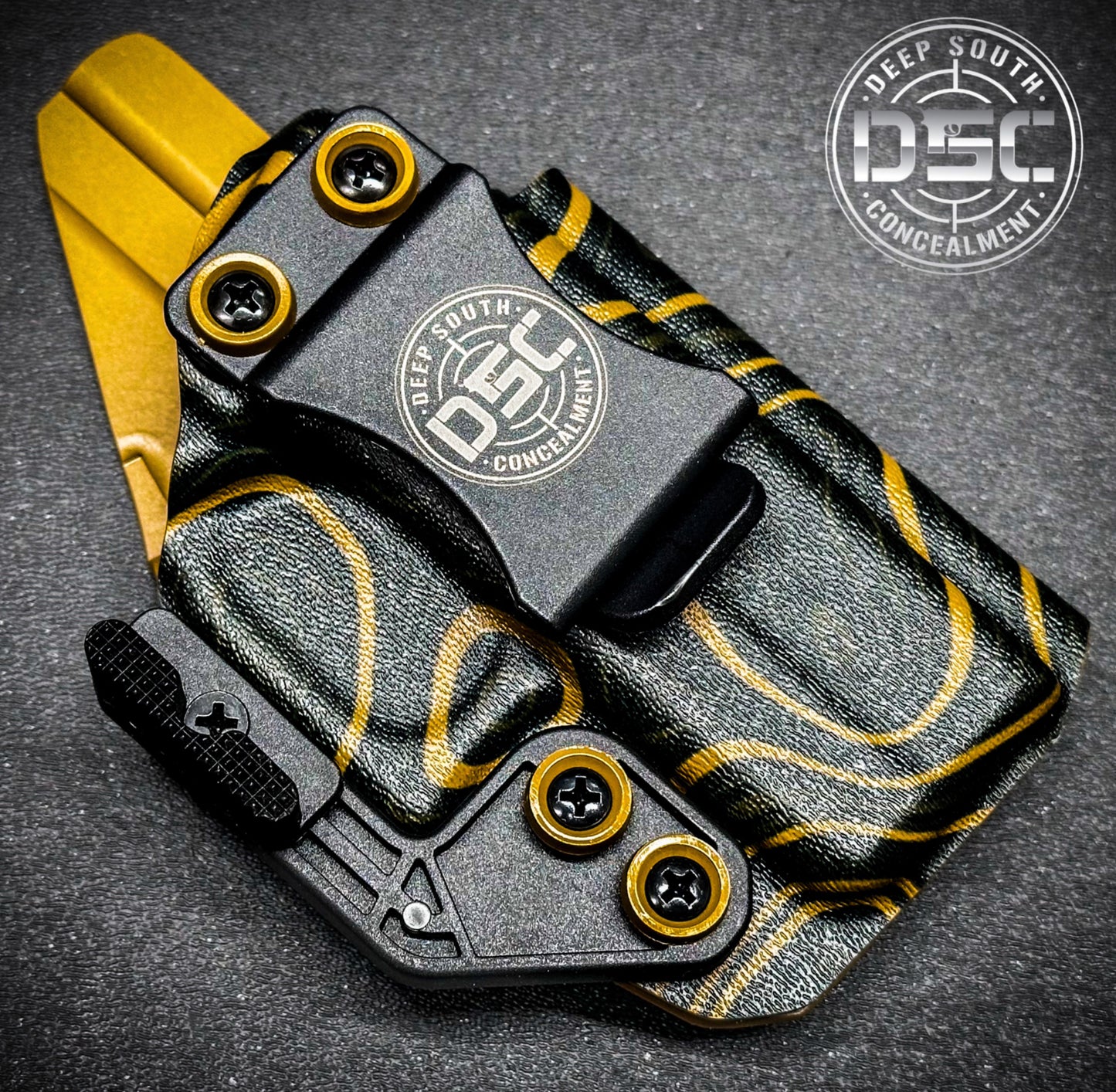 Glock 43/43X MOS Coyote Brown Swirl RH IWB Holster