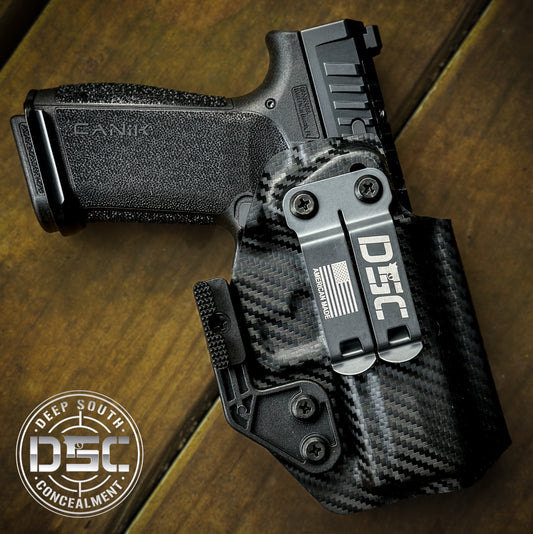 Canik MC9 Prime Black Carbon Fiber RH IWB Holster