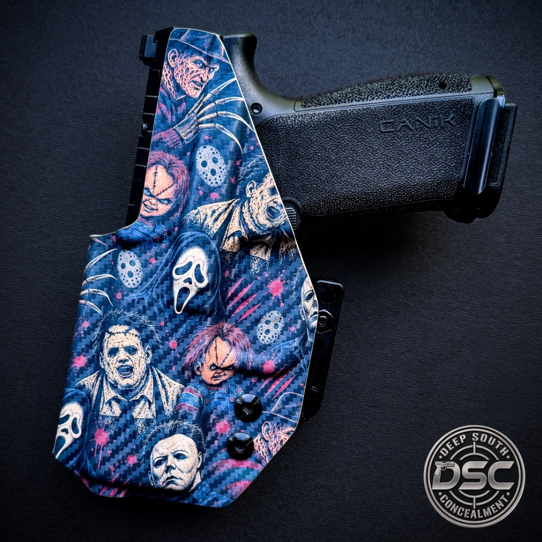 Canik MC9 Prime Horror Villains Carbon Fiber RH IWB Holster
