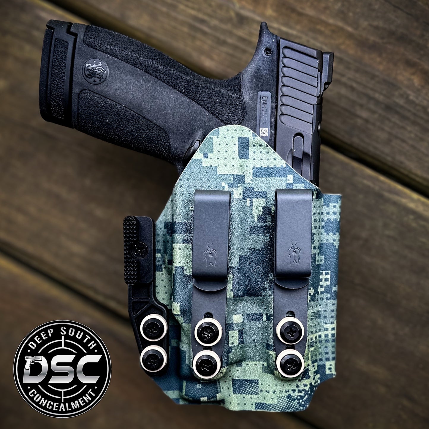 Smith & Wesson Shield X w/Streamlight w/TLR7 SUB Green Digi Camo RH IWB