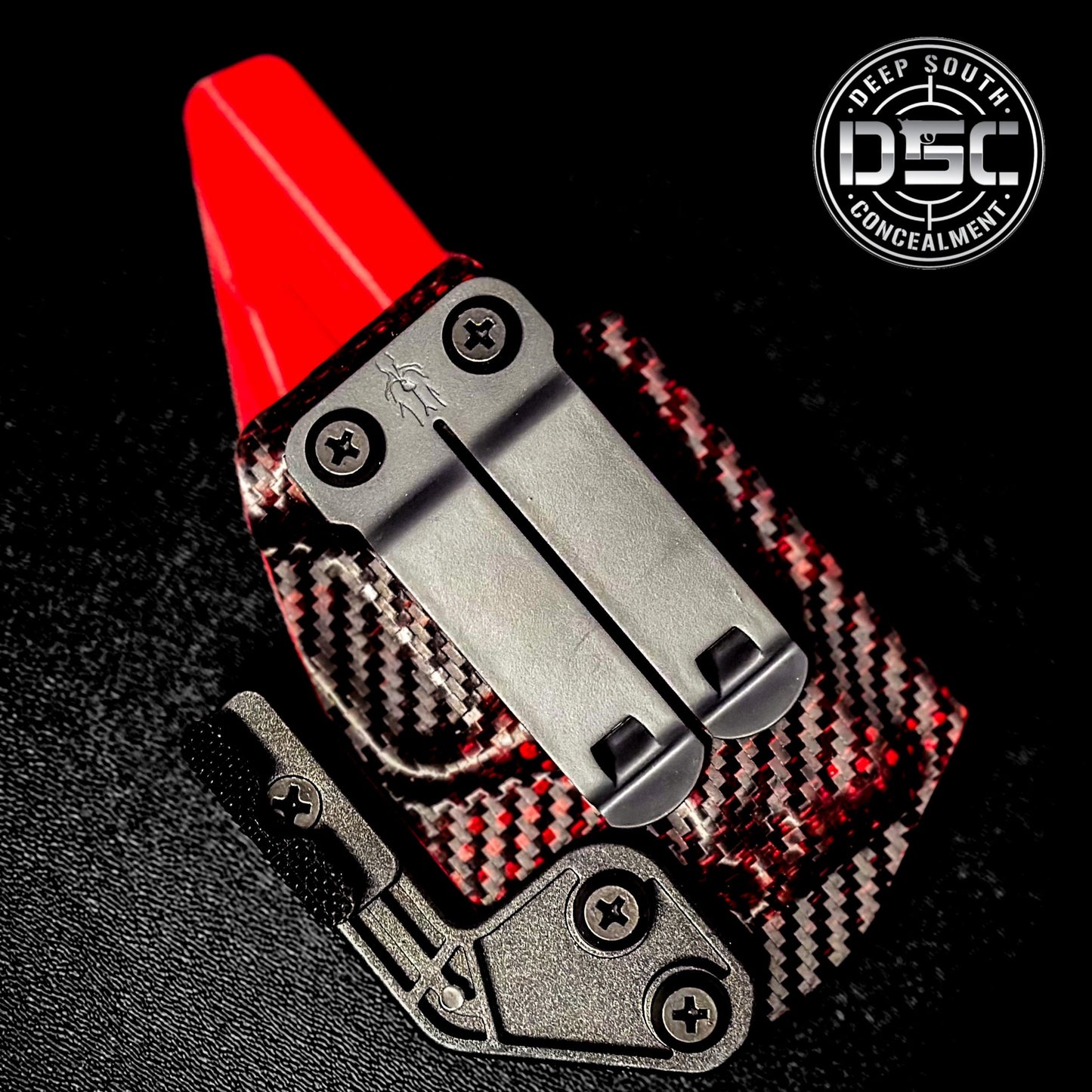 Smith & Wesson Bodyguard 2.0 Red/Black Hex Carbon Fiber RH IWB Holster